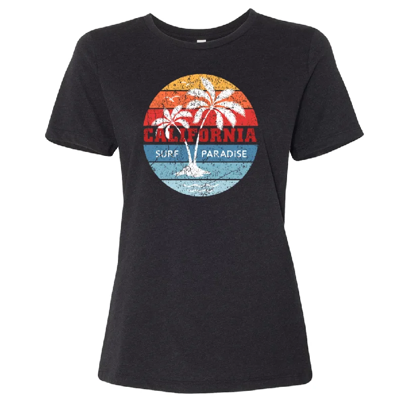 Men's v - neck muscle t - shirts for a body - building aestheticCalifornia Surf Paradise Women's Relaxed Jersey Tee Men's v - neck muscle t - shirts for a body - building aestheticCalifornia Surf Paradise Women's Relaxed Jersey Tee