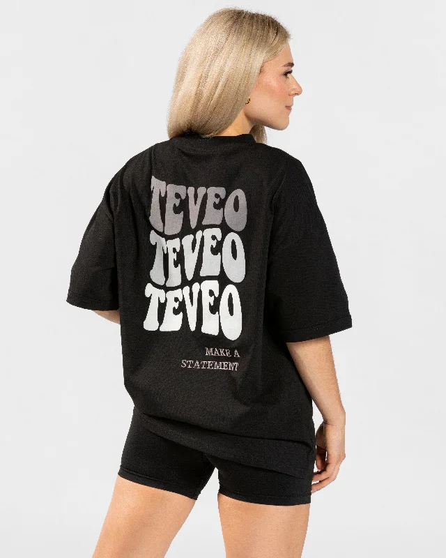 Men's slim - fit graphic t - shirts with vintage rock band printsCandy Oversized T-Shirt "Schwarz" Men's slim - fit graphic t - shirts with vintage rock band printsCandy Oversized T-Shirt "Schwarz"