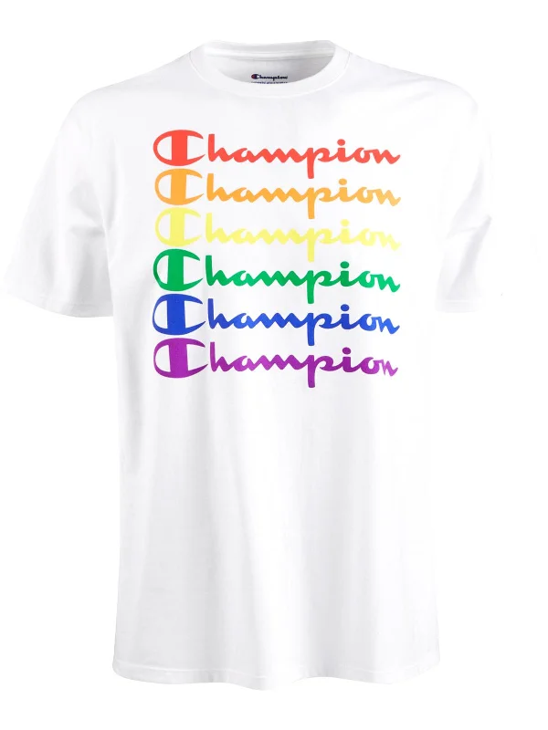 Men's tie - dye t - shirts with a bohemian styleChampion Mens Logo Graphic T-Shirt