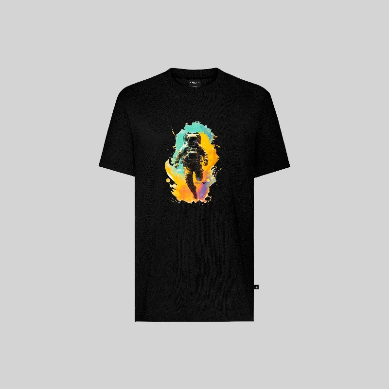 Men's slim - fit graphic t - shirts with vintage rock band printsCOLLIN T-SHIRT MEN BLACK Men's slim - fit graphic t - shirts with vintage rock band printsCOLLIN T-SHIRT MEN BLACK