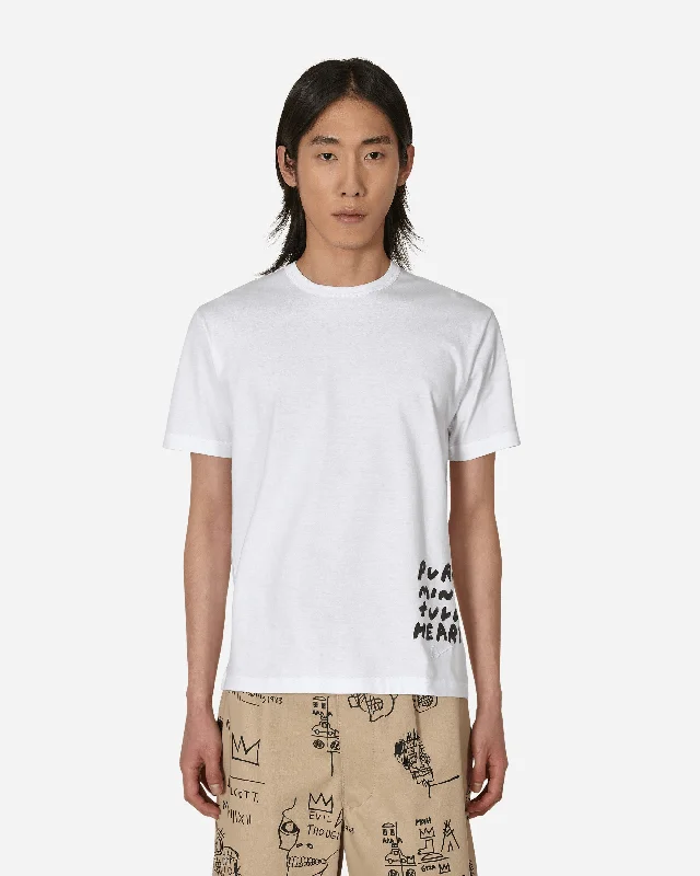 Men's tie - dye t - shirts with a bohemian styleNike Message Print T-Shirt White