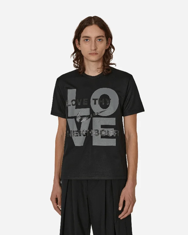 Men's eco - friendly recycled t - shirts for sustainable fashion choicesNike Love Thy Neighbour T-Shirt Black Men's eco - friendly recycled t - shirts for sustainable fashion choicesNike Love Thy Neighbour T-Shirt Black