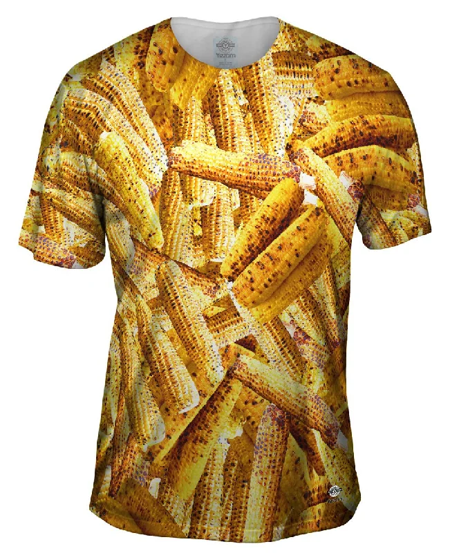 Men's v - neck muscle t - shirts for a body - building aestheticCountry Grilled Corn Men's v - neck muscle t - shirts for a body - building aestheticCountry Grilled Corn