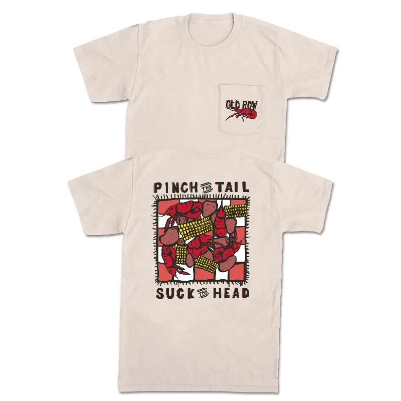 Men's eco - friendly recycled t - shirts for sustainable fashion choicesCrawfish Pocket Tee Men's eco - friendly recycled t - shirts for sustainable fashion choicesCrawfish Pocket Tee