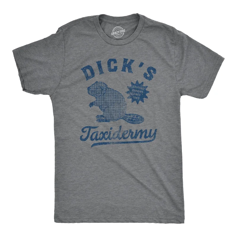 Men's tie - dye t - shirts with a bohemian styleDicks Taxidermy Men's T Shirt