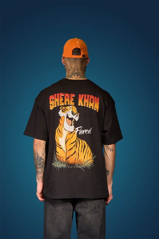 Men's button - front t - shirts with a unique artistic printDisney Shere Oversized T-shirt Men's button - front t - shirts with a unique artistic printDisney Shere Oversized T-shirt