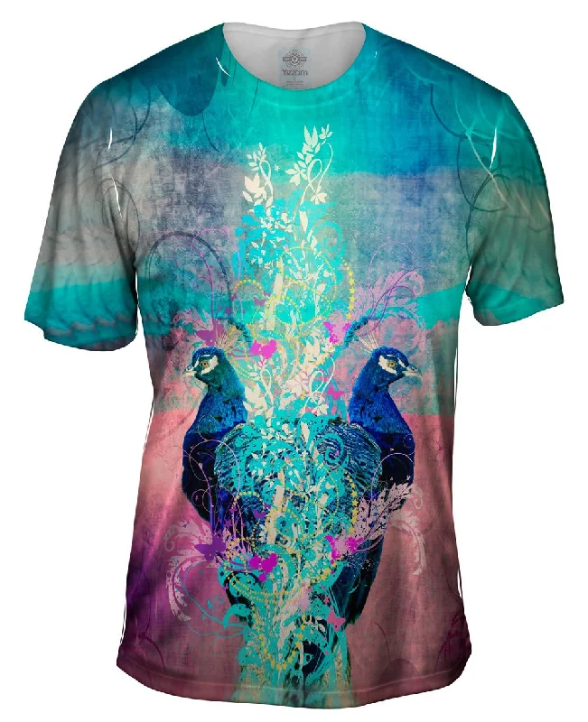 Men's plus - size pocket t - shirts with a classic lookDouble Peacock