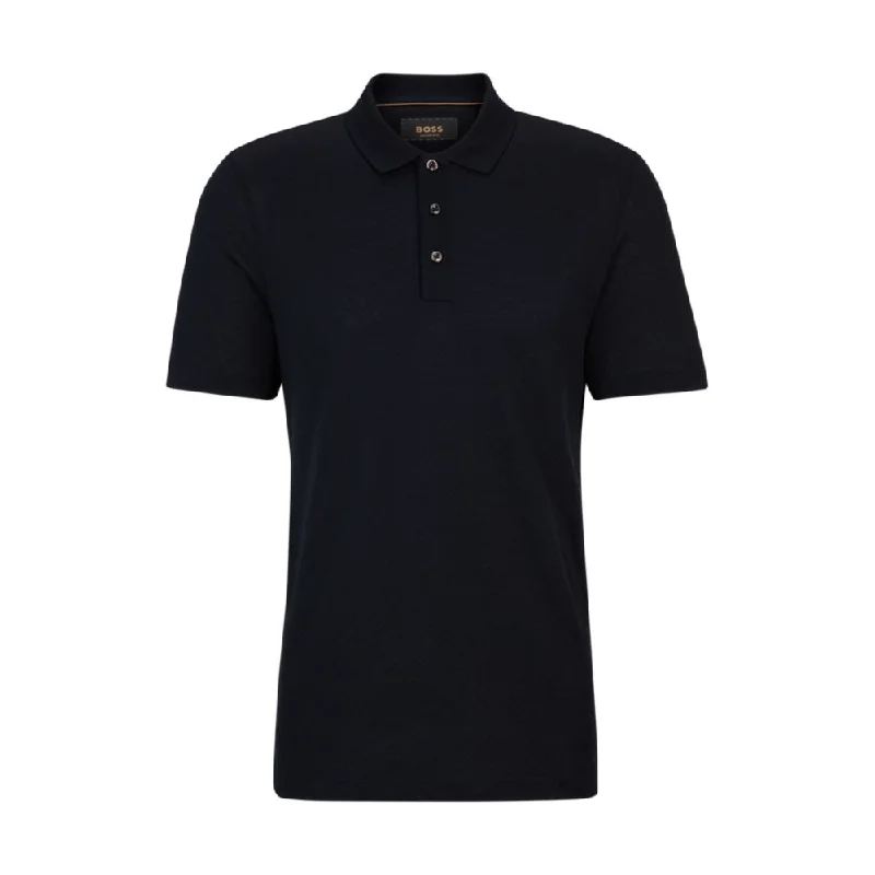 Men's tie - dye t - shirts with a bohemian styleGeometric-pattern polo shirt in cotton and silk