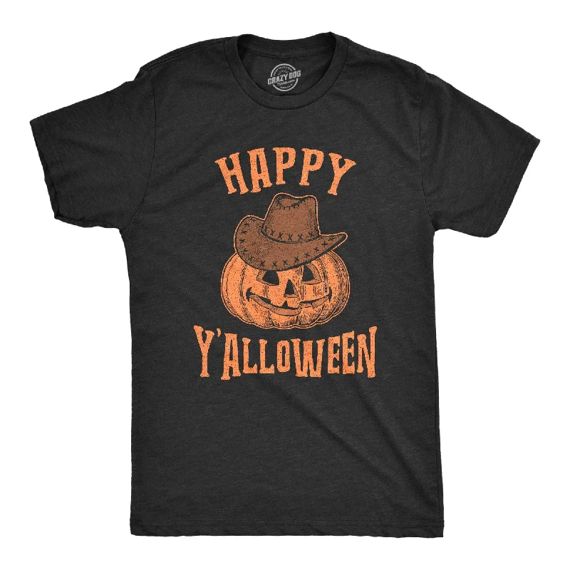 Men's plus - size pocket t - shirts with a classic lookHappy Y'alloween Men's T Shirt Men's plus - size pocket t - shirts with a classic lookHappy Y'alloween Men's T Shirt