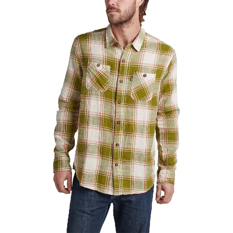 Men's UV - protection t - shirts for outdoor activities in the sunHedford Mens Cotton Plaid Button-Down Shirt Men's UV - protection t - shirts for outdoor activities in the sunHedford Mens Cotton Plaid Button-Down Shirt