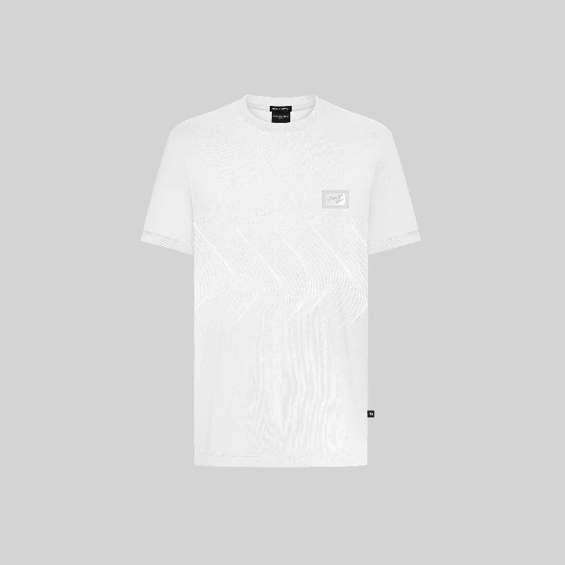 Men's antimicrobial t - shirts for odor - free freshness during travelHELUM WHITE T-SHIRT Men's antimicrobial t - shirts for odor - free freshness during travelHELUM WHITE T-SHIRT