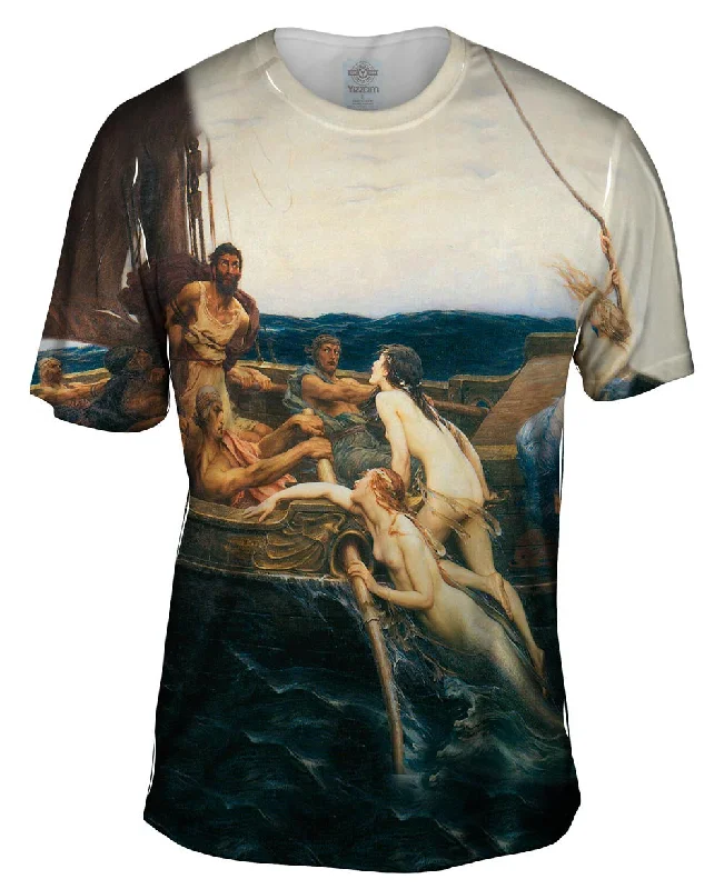 Men's polo t - shirts with a contrast collar for a preppy lookHerbert James Draper - "Ulysses And The Sirens" (1909) Men's polo t - shirts with a contrast collar for a preppy lookHerbert James Draper - "Ulysses And The Sirens" (1909)