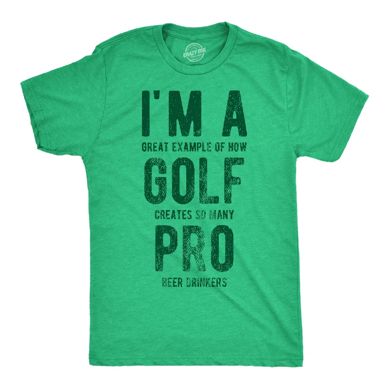 Men's plus - size pocket t - shirts with a classic lookIm A Great Exampe Of How Golf Creates So Many Pro Beer Drinkers Men's T Shirt Men's plus - size pocket t - shirts with a classic lookIm A Great Exampe Of How Golf Creates So Many Pro Beer Drinkers Men's T Shirt