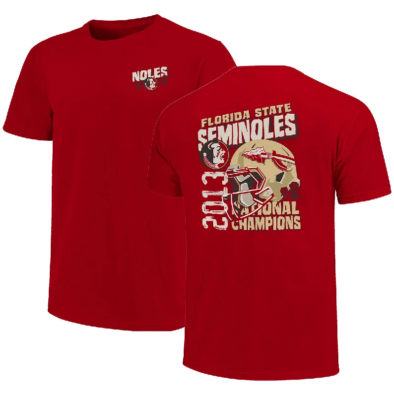 Men's antimicrobial t - shirts for odor - free freshness during travelImage One Adult/Unisex Vault Noles Seminole Logo 2013 National Champions Design Short Sleeve T-shirt - Cardinal Men's antimicrobial t - shirts for odor - free freshness during travelImage One Adult/Unisex Vault Noles Seminole Logo 2013 National Champions Design Short Sleeve T-shirt - Cardinal