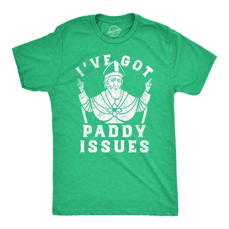 Men's ribbed t - shirts with a textured finish for added styleIve Got Paddy Issues Men's T Shirt Men's ribbed t - shirts with a textured finish for added styleIve Got Paddy Issues Men's T Shirt