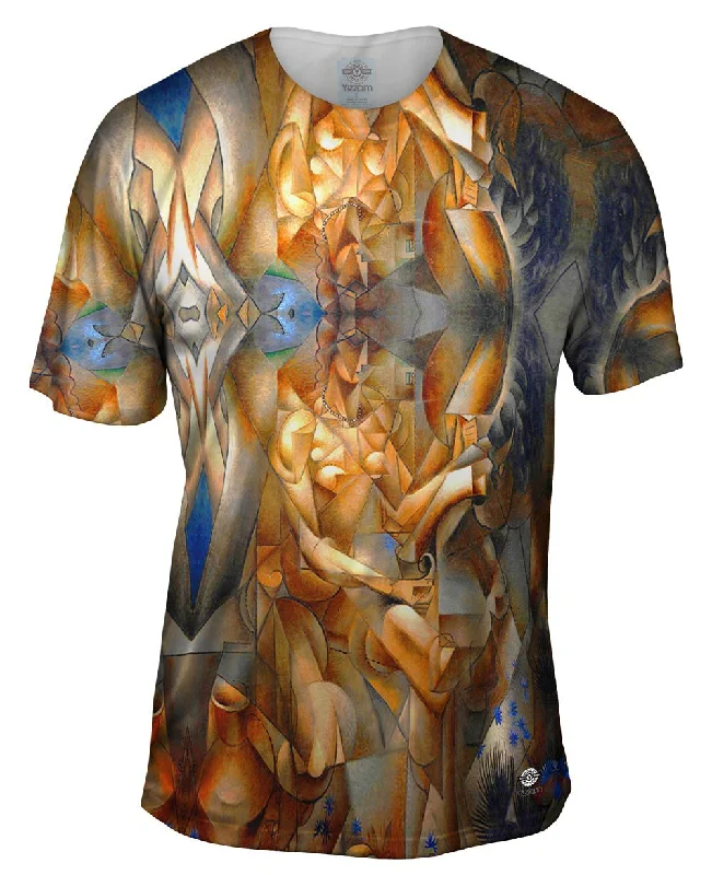 Men's moisture - wicking athletic t - shirts for intense workoutsJean Metzinger - "La Femme au Cheval" (1911) Men's moisture - wicking athletic t - shirts for intense workoutsJean Metzinger - "La Femme au Cheval" (1911)