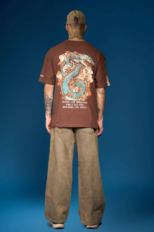 Men's eco - friendly recycled t - shirts for sustainable fashion choicesKern And Burn Oversized T-shirt Men's eco - friendly recycled t - shirts for sustainable fashion choicesKern And Burn Oversized T-shirt