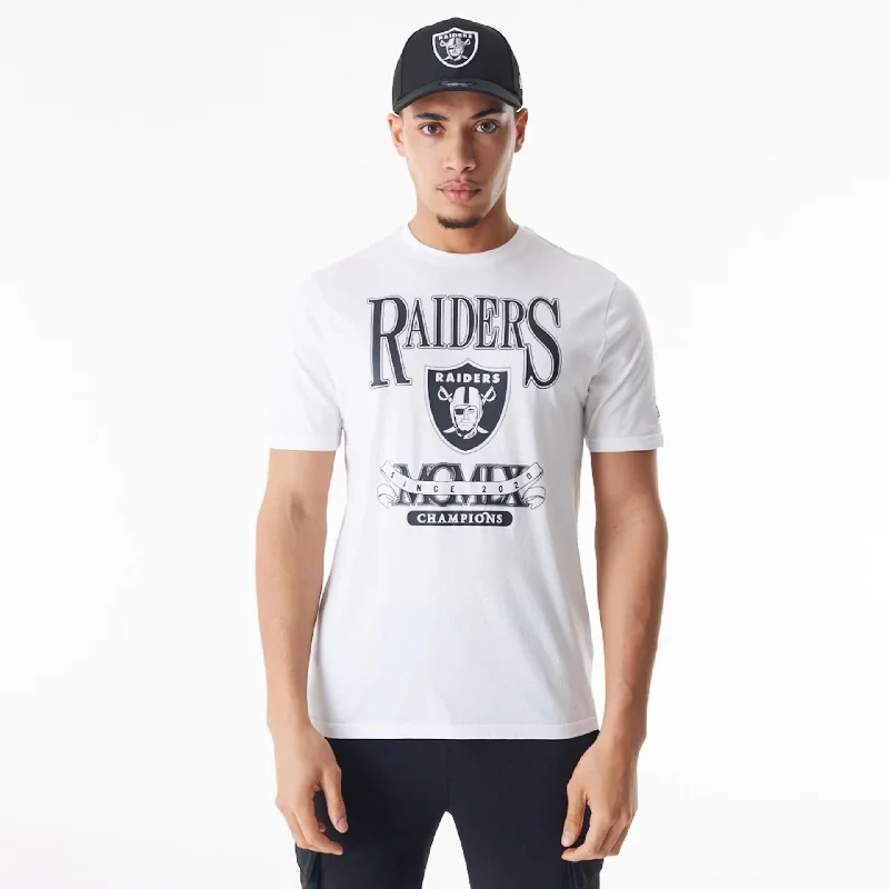 Men's moisture - wicking athletic t - shirts for intense workoutsLas Vegas Raiders NFL Champions Graphic White T-Shirt Men's moisture - wicking athletic t - shirts for intense workoutsLas Vegas Raiders NFL Champions Graphic White T-Shirt