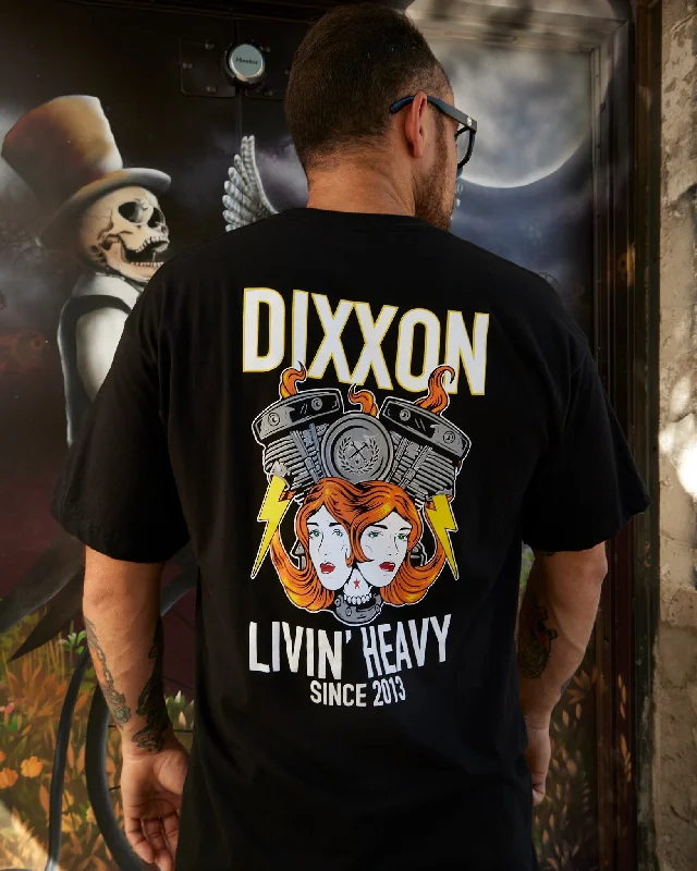Men's ribbed t - shirts with a textured finish for added styleLivin' Heavy T-Shirt