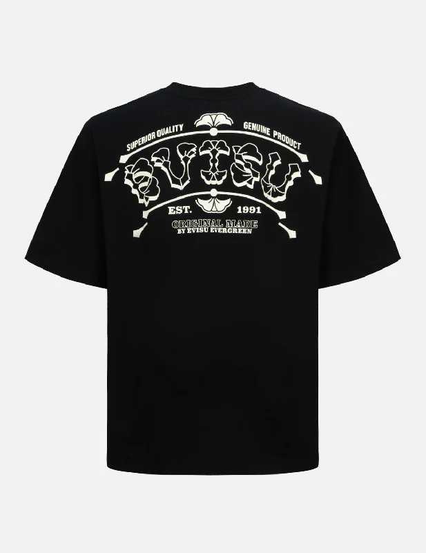 Men's thermal t - shirts with a high - neck design for cold weatherLogo Print Loose Fit T-shirt Men's thermal t - shirts with a high - neck design for cold weatherLogo Print Loose Fit T-shirt