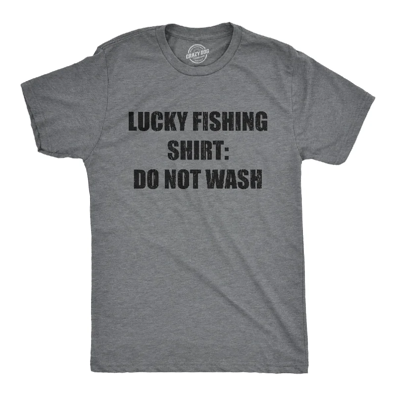 Men's plus - size pocket t - shirts with a classic lookLucky Fishing Shirt Do Not Wash Men's T Shirt Men's plus - size pocket t - shirts with a classic lookLucky Fishing Shirt Do Not Wash Men's T Shirt