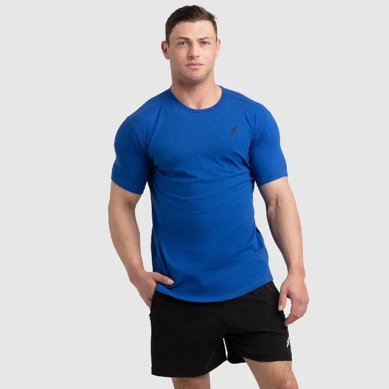 Men's eco - friendly recycled t - shirts for sustainable fashion choicesMark Drop Tee V3 - Olympian Blue