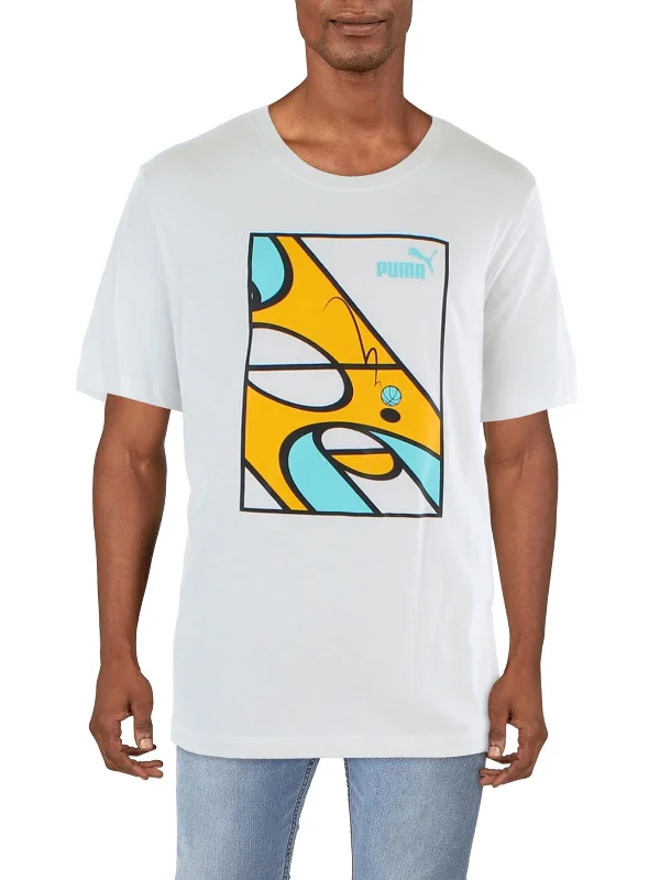 Men's thermal t - shirts with a high - neck design for cold weatherMens Basketball Short Sleeve Graphic T-Shirt Men's thermal t - shirts with a high - neck design for cold weatherMens Basketball Short Sleeve Graphic T-Shirt