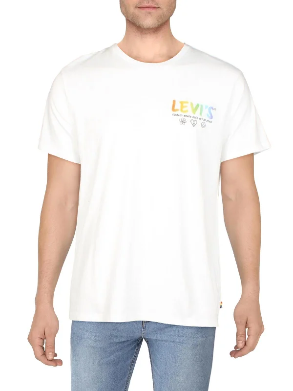 Men's plus - size pocket t - shirts with a classic lookMens Cotton Graphic T-Shirt