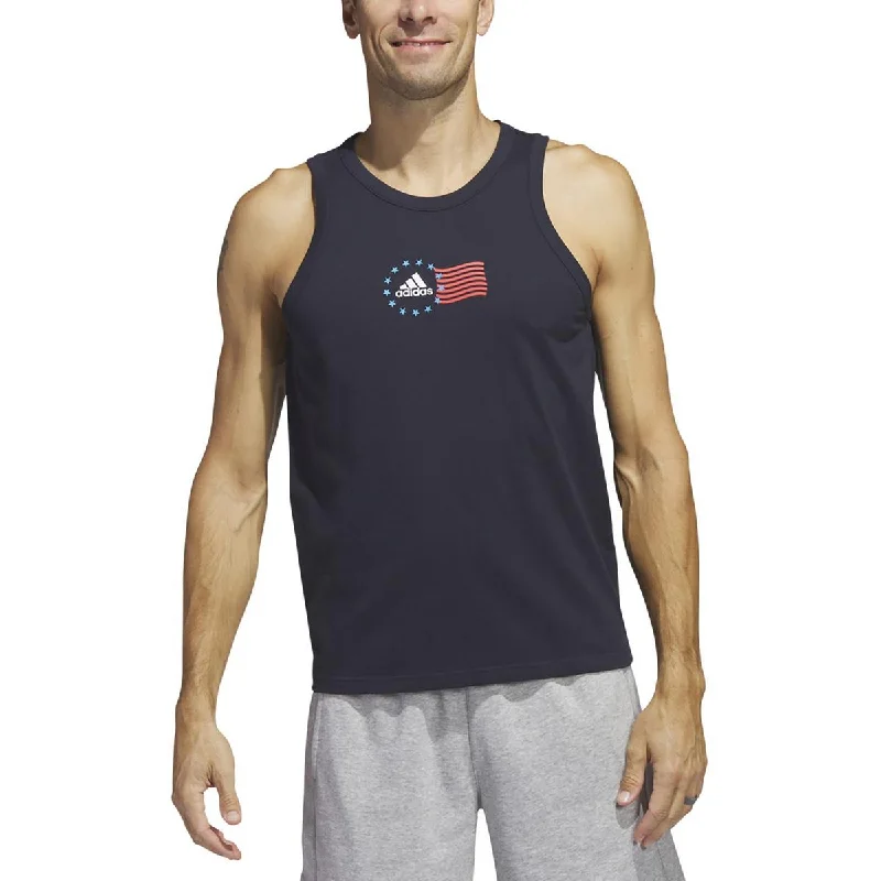 Men's plus - size pocket t - shirts with a classic lookMens Graphic Cotton Tank Top