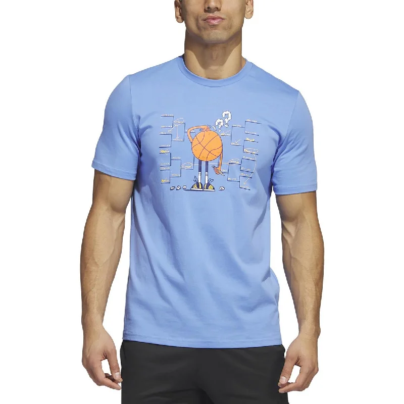 Men's tie - dye t - shirts with a bohemian styleMens Knit Cotton Graphic T-Shirt