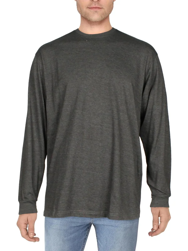 Men's UV - protection t - shirts for outdoor activities in the sunMens Knit Heathered T-Shirt Men's UV - protection t - shirts for outdoor activities in the sunMens Knit Heathered T-Shirt