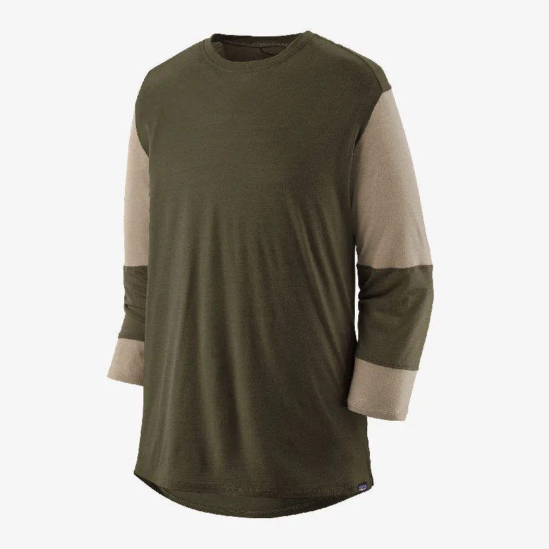 Men's thermal t - shirts with a high - neck design for cold weatherMen's Merino 3/4-Sleeved Bike Jersey Men's thermal t - shirts with a high - neck design for cold weatherMen's Merino 3/4-Sleeved Bike Jersey