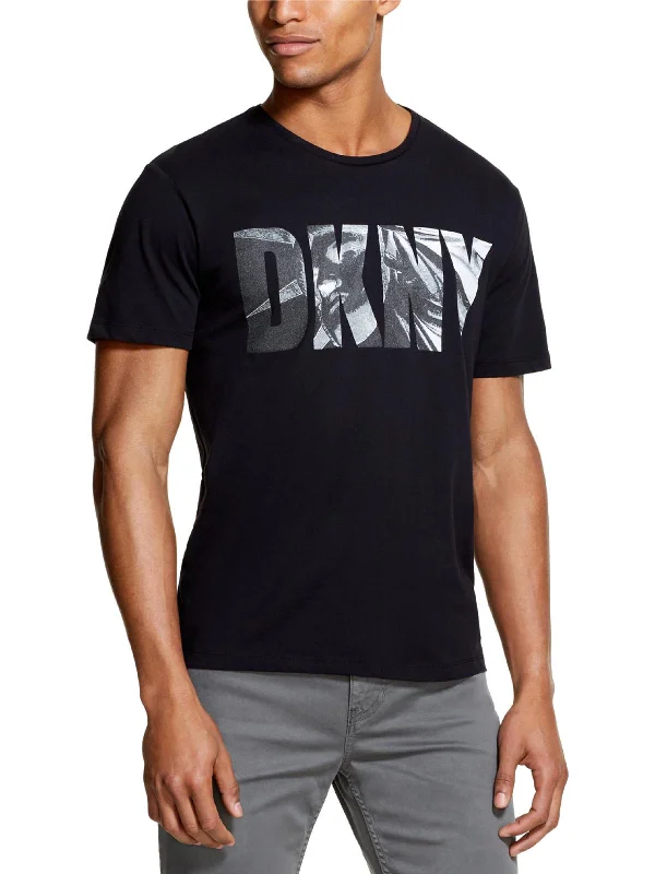 Men's plus - size pocket t - shirts with a classic lookMens Printed Logo Graphic T-Shirt Men's plus - size pocket t - shirts with a classic lookMens Printed Logo Graphic T-Shirt