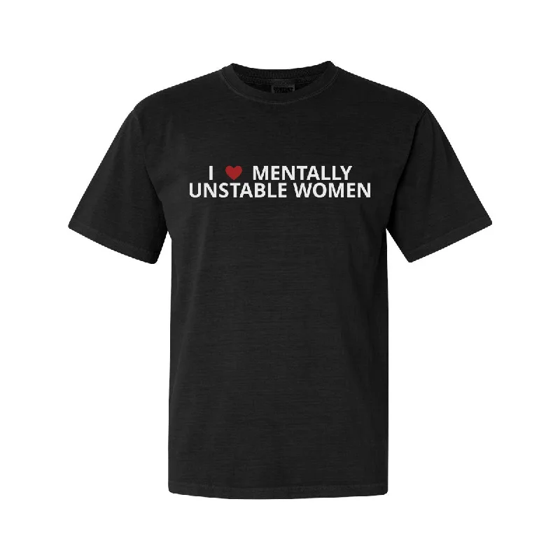 Men's moisture - wicking athletic t - shirts for intense workoutsMentally Unstable Women Tee Men's moisture - wicking athletic t - shirts for intense workoutsMentally Unstable Women Tee