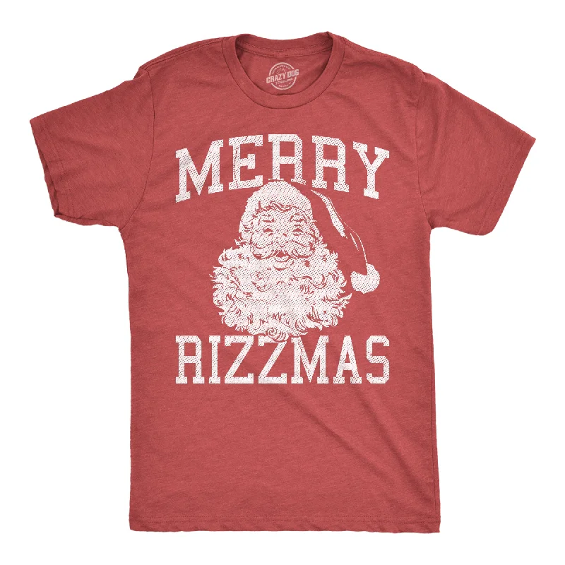 Men's slim - fit graphic t - shirts with vintage rock band printsMerry Rizzmas Men's T Shirt Men's slim - fit graphic t - shirts with vintage rock band printsMerry Rizzmas Men's T Shirt