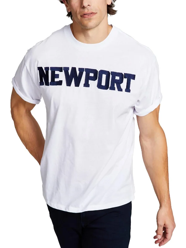 Men's polo t - shirts with a contrast collar for a preppy lookMontauk Mens Embroidered Knit T-Shirt Men's polo t - shirts with a contrast collar for a preppy lookMontauk Mens Embroidered Knit T-Shirt