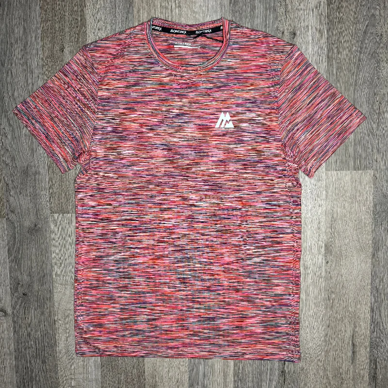 Men's slim - fit graphic t - shirts with vintage rock band printsMontirex Trail Tee Pink Men's slim - fit graphic t - shirts with vintage rock band printsMontirex Trail Tee Pink