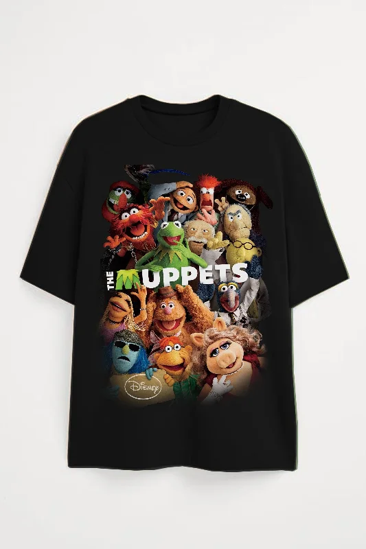 Men's mock - neck t - shirts with a modern and sleek styleMuppets Oversized T-shirt