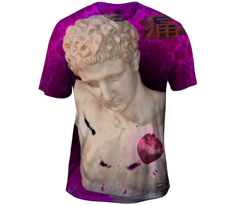 Men's v - neck muscle t - shirts for a body - building aestheticMy Fragile Heart