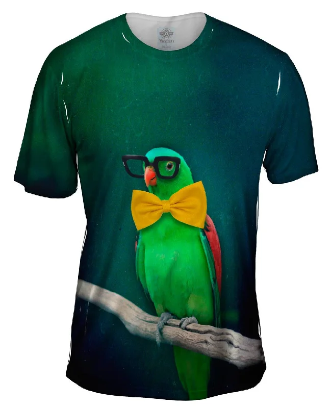 Men's plus - size pocket t - shirts with a classic lookNerd Parrot
