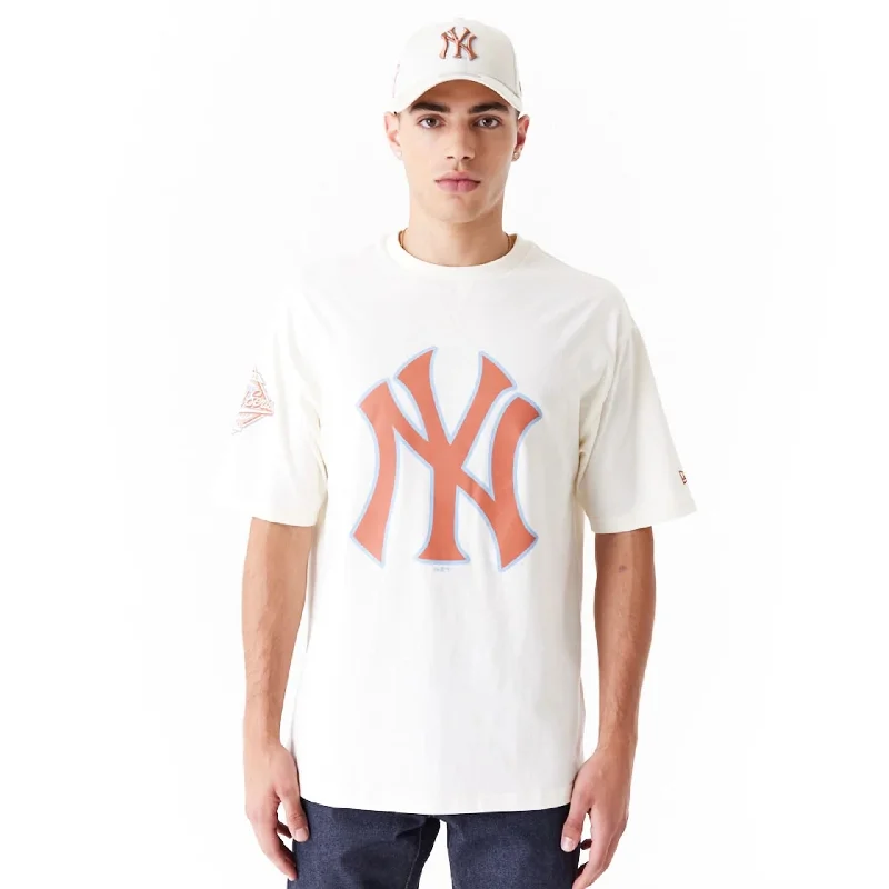 Men's plus - size pocket t - shirts with a classic lookNew York Yankees World Series White Oversized T-Shirt Men's plus - size pocket t - shirts with a classic lookNew York Yankees World Series White Oversized T-Shirt