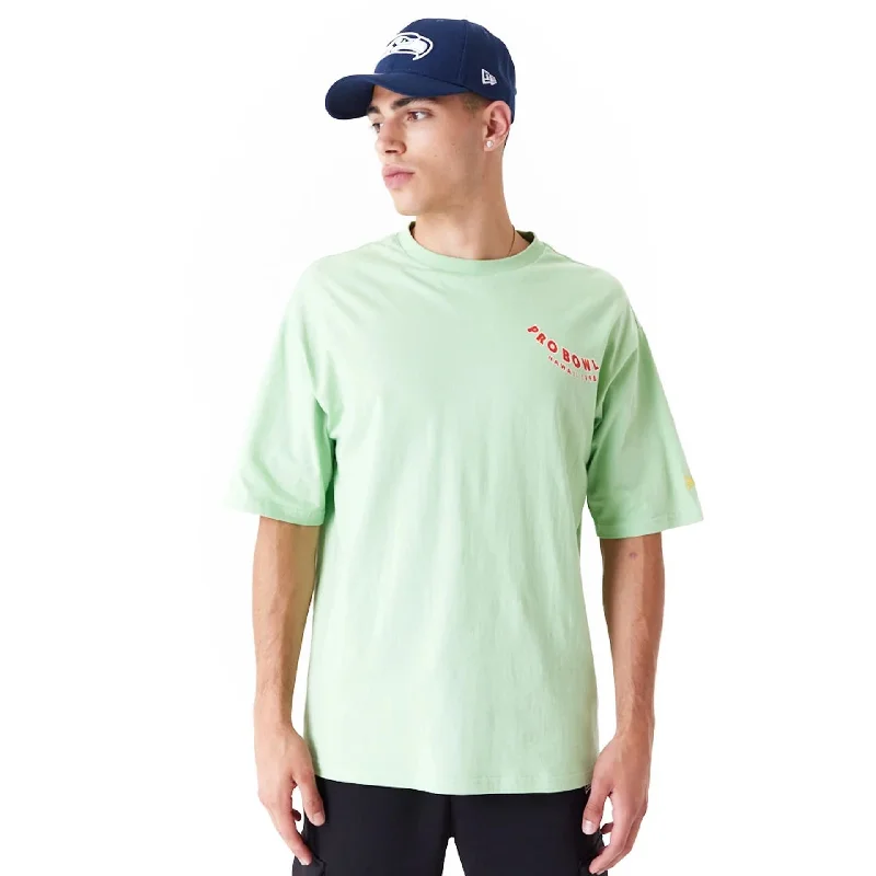 Men's printed Hawaiian t - shirts for tropical vacationsNFL Pro Bowl Hawaii NFC Graphic Bright Green Oversized T-Shirt Men's printed Hawaiian t - shirts for tropical vacationsNFL Pro Bowl Hawaii NFC Graphic Bright Green Oversized T-Shirt