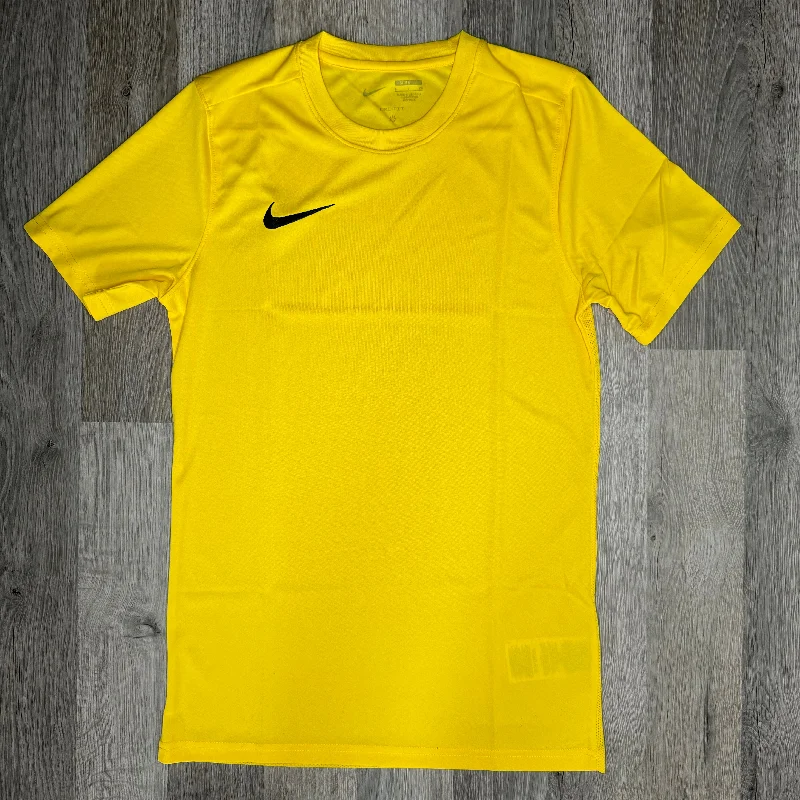 Men's tie - dye t - shirts with a bohemian styleNike Dri-Fit Tee Yellow (Junior)