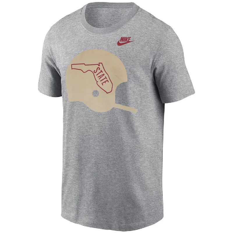 Men's button - front t - shirts with a unique artistic printNike Men's Vault Helmet Design Short Sleeve Legacy T-shirt - Dark Grey Heather Men's button - front t - shirts with a unique artistic printNike Men's Vault Helmet Design Short Sleeve Legacy T-shirt - Dark Grey Heather