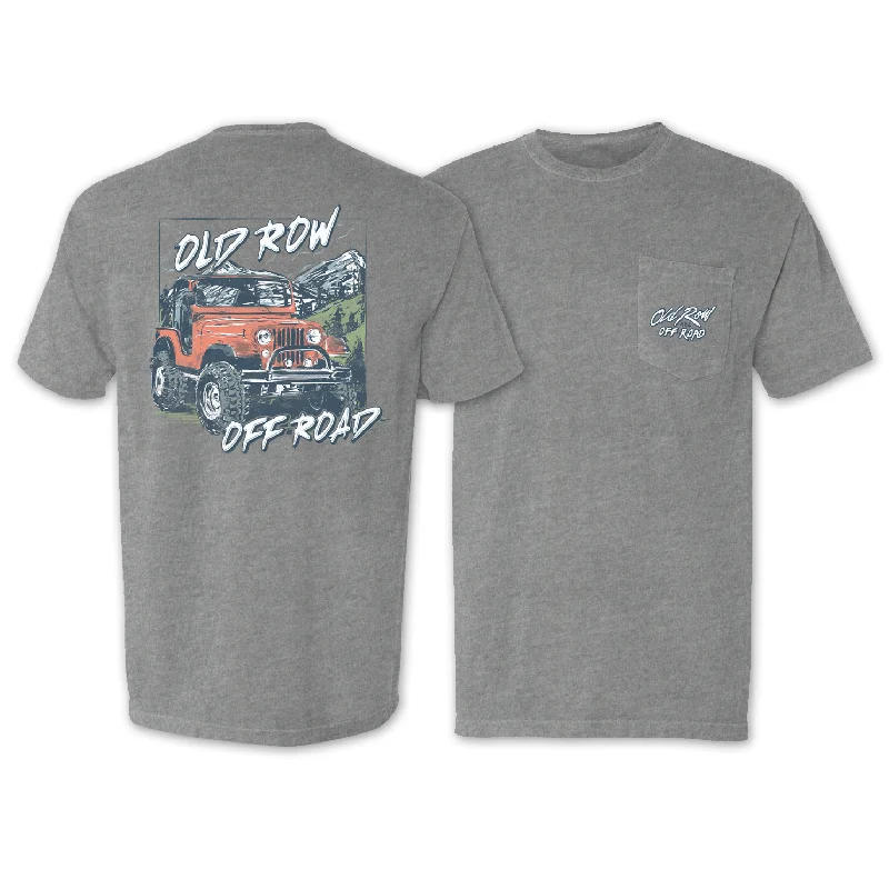 Men's antimicrobial t - shirts for odor - free freshness during travelOld Row Off Road All Terrain Pocket Tee Men's antimicrobial t - shirts for odor - free freshness during travelOld Row Off Road All Terrain Pocket Tee