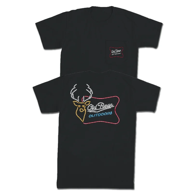 Men's UV - protection t - shirts for outdoor activities in the sunOld Row Outdoors Neon Buck Pocket Tee Men's UV - protection t - shirts for outdoor activities in the sunOld Row Outdoors Neon Buck Pocket Tee