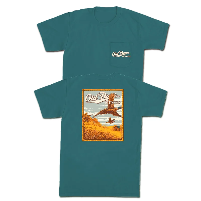 Men's ribbed t - shirts with a textured finish for added styleOld Row Outdoors Pheasant Hunt Pocket Tee Men's ribbed t - shirts with a textured finish for added styleOld Row Outdoors Pheasant Hunt Pocket Tee