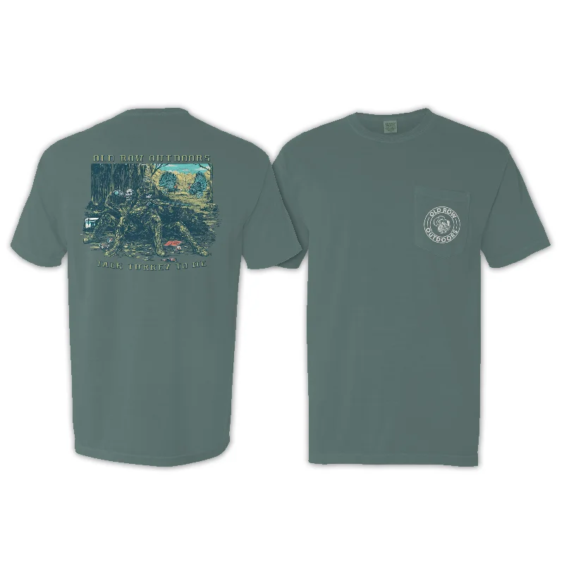 Men's lightweight performance t - shirts for running marathonsOld Row Outdoors Turkey Pocket Tee Men's lightweight performance t - shirts for running marathonsOld Row Outdoors Turkey Pocket Tee