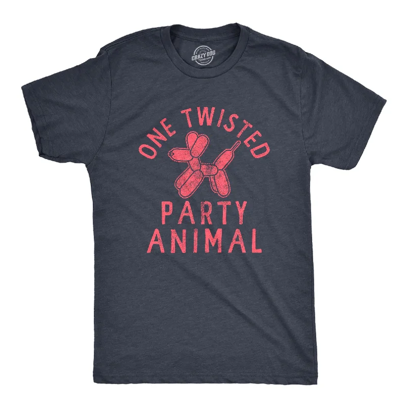 Men's moisture - wicking athletic t - shirts for intense workoutsOne Twisted Party Animal Men's T Shirt Men's moisture - wicking athletic t - shirts for intense workoutsOne Twisted Party Animal Men's T Shirt