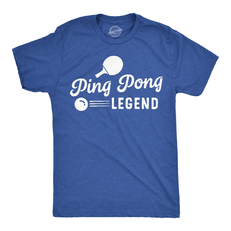 Men's plus - size pocket t - shirts with a classic lookPing Pong Legend Men's T Shirt Men's plus - size pocket t - shirts with a classic lookPing Pong Legend Men's T Shirt